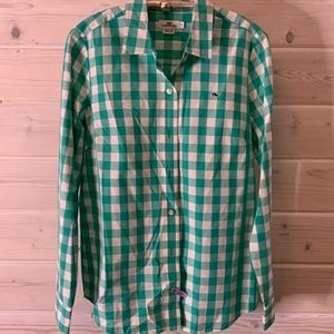 VINYARD VINES BUTTON DOWN CHECK SHIRT SIZE 8 🍏